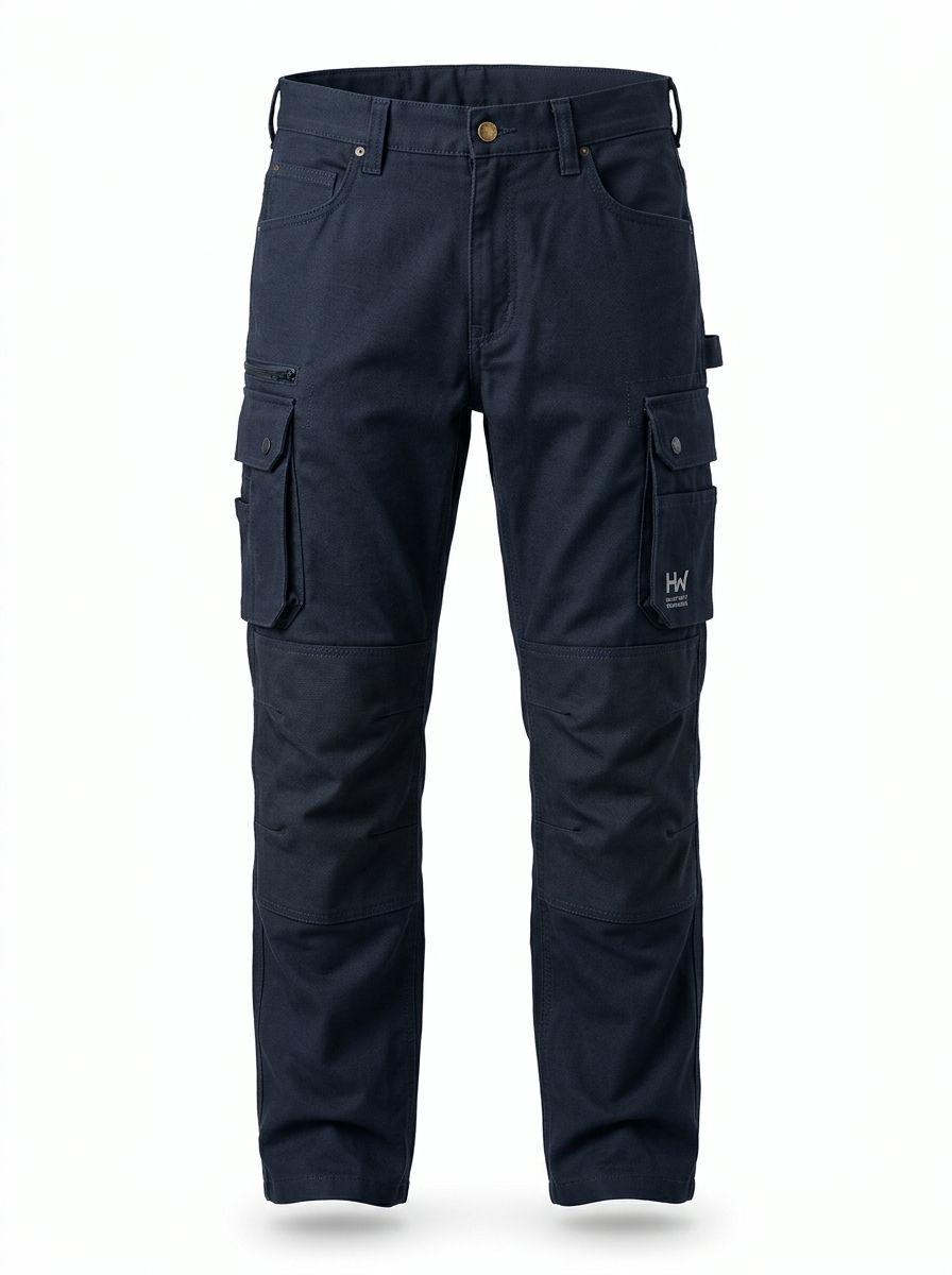 Arbeitshose navy blau mit Aufdruck – Biele-Print